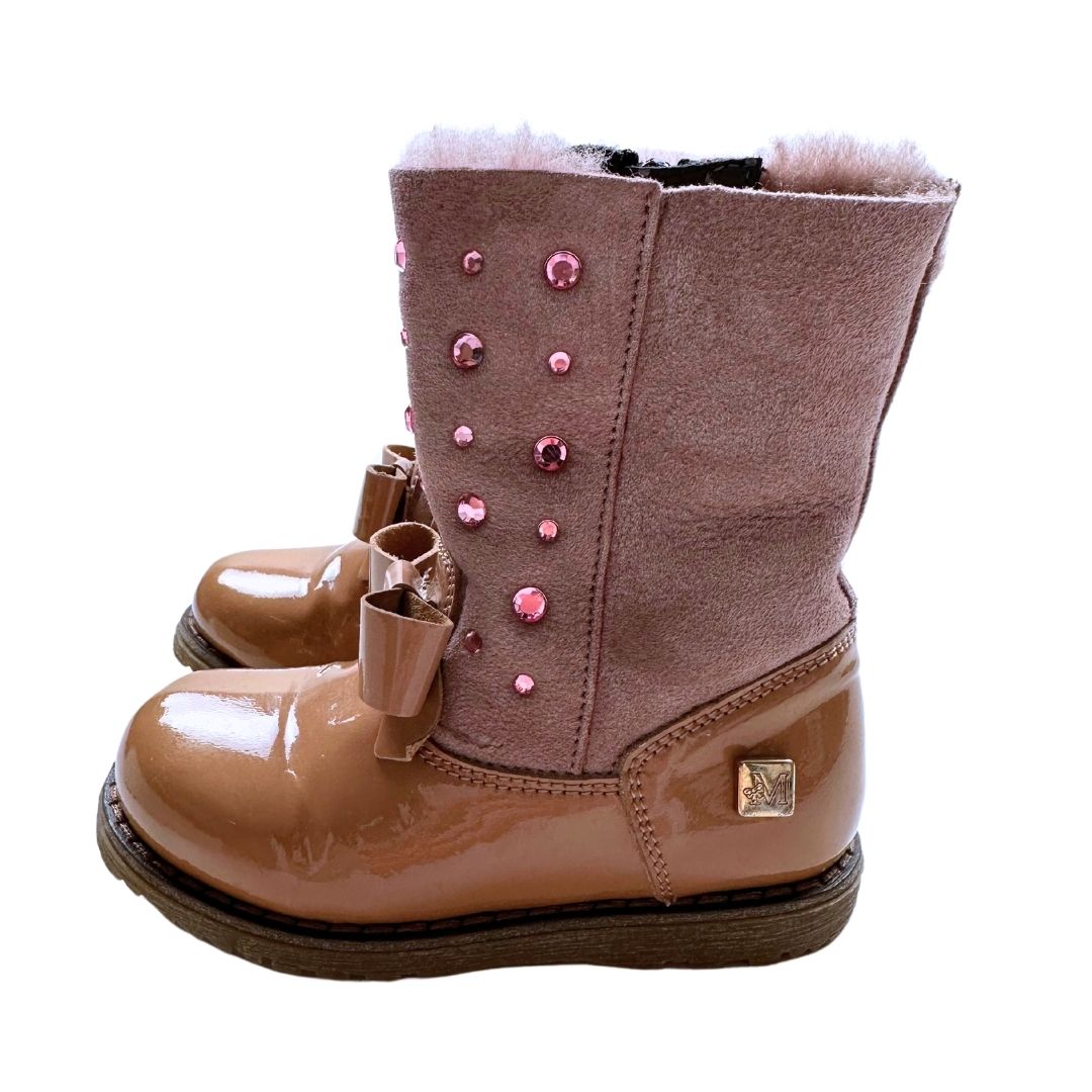 MONNALISA - Rosa Stiefeletten mit Details - 22