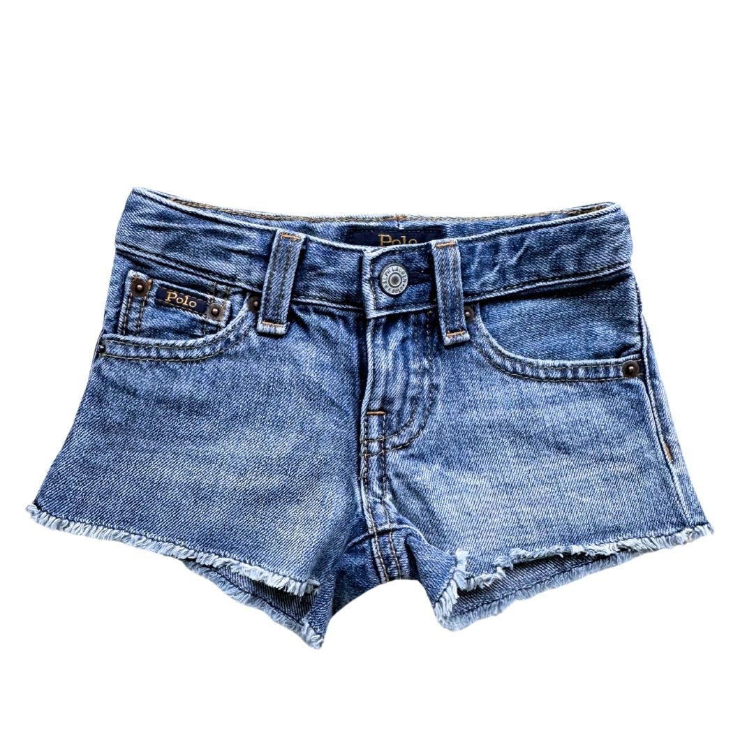 RALPH LAUREN - Blaue Jeansshorts - 2 Jahre