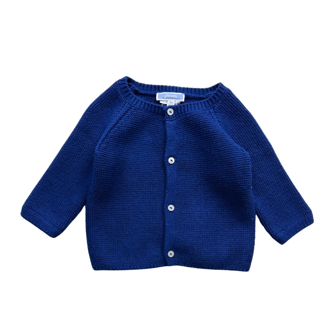 JACADI - Blue cardigan - 3 months