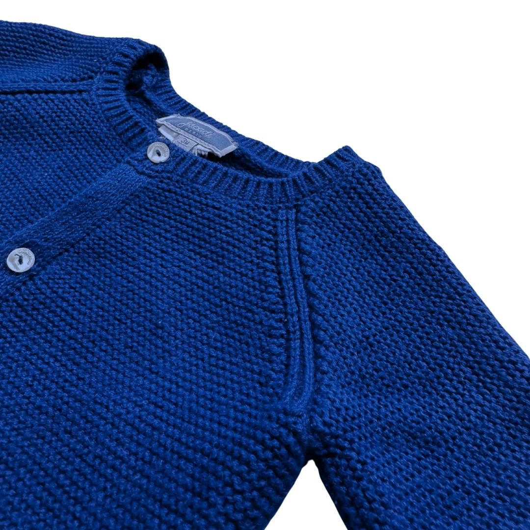 JACADI - Blue cardigan - 3 months