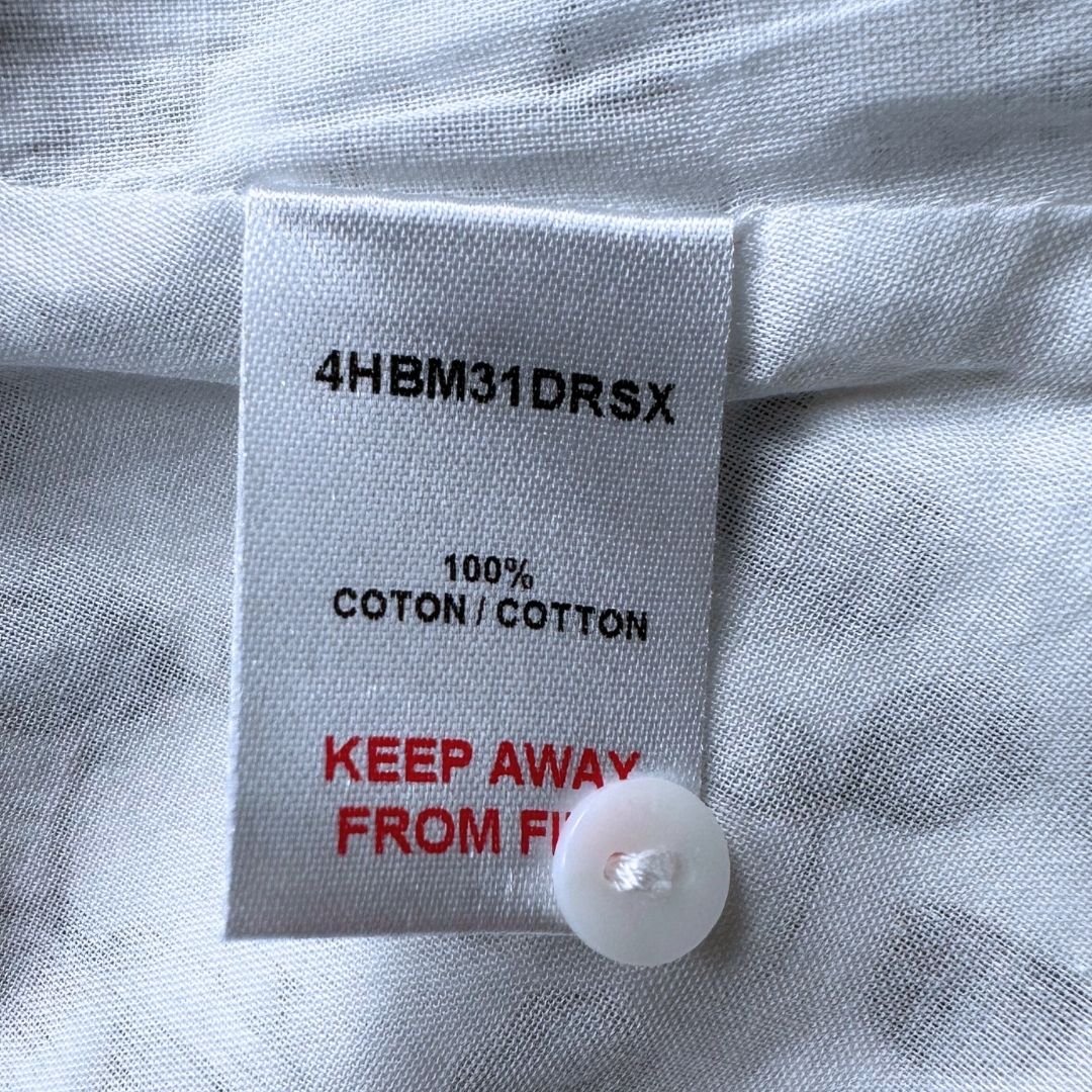 BABY DIOR - Robe à manches longues & bloomer imprimé muguet gris - 12 mois