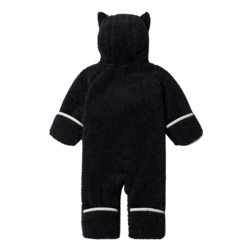 COLUMBIA - Very soft black and white fleece jumpsuit - 6 months