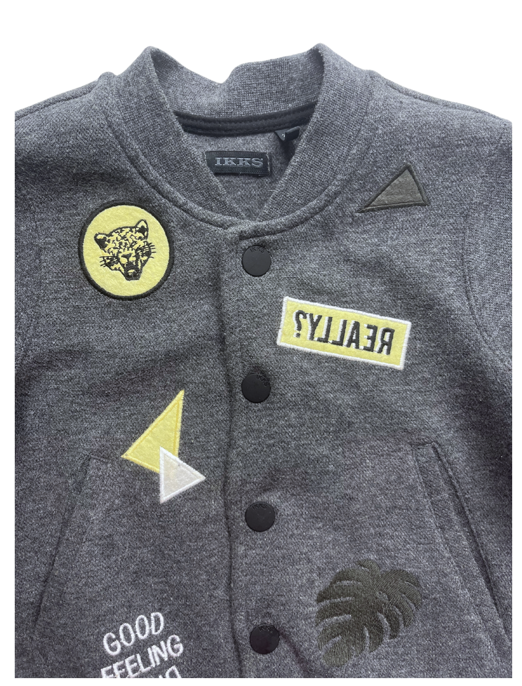 IKKS - Grey vest with badges - 3 years