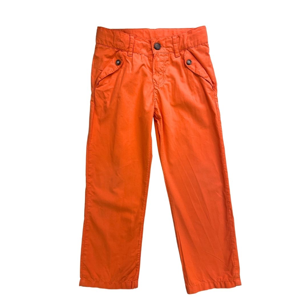 TARTINE & CHOCOLAT - Pantalon droit orange - 4 ans