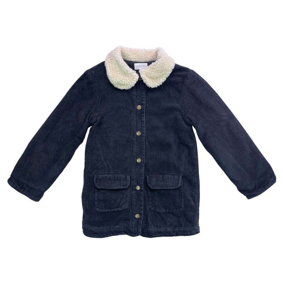 LOUIS LOUISE - Veste en velours bleu marine - 8 ans