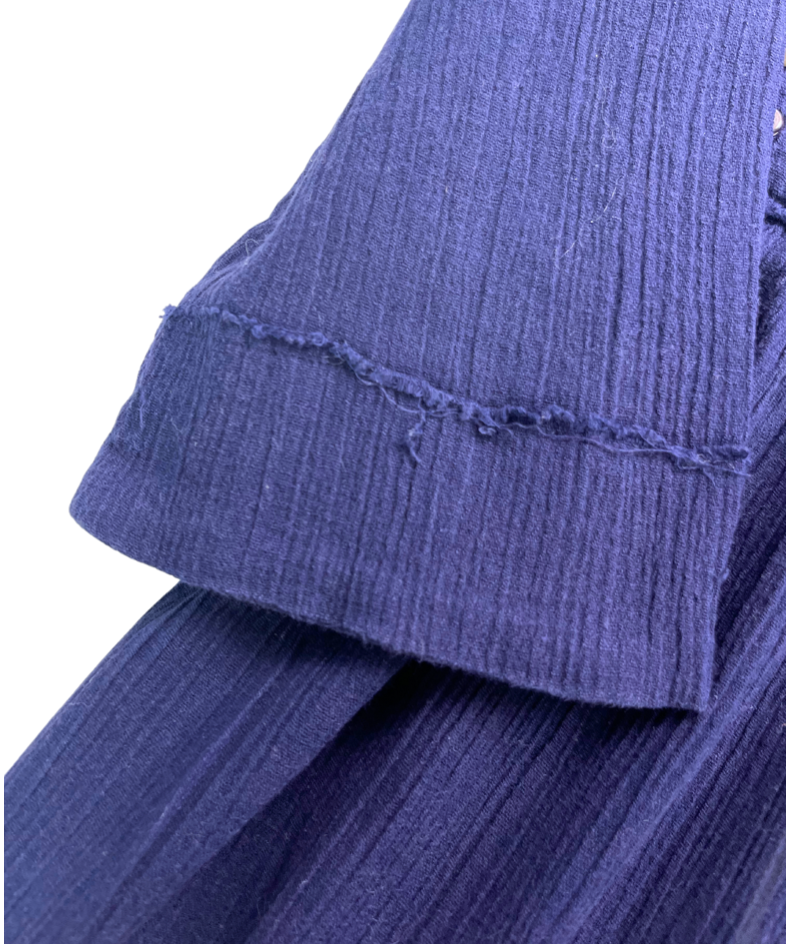 BONPOINT - Navy blue 3/4 sleeve dress - 8 years