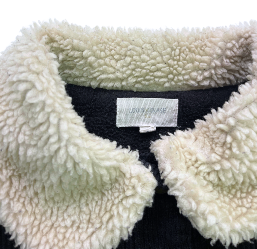 LOUIS LOUISE - Marineblaue Samtjacke - 8 Jahre