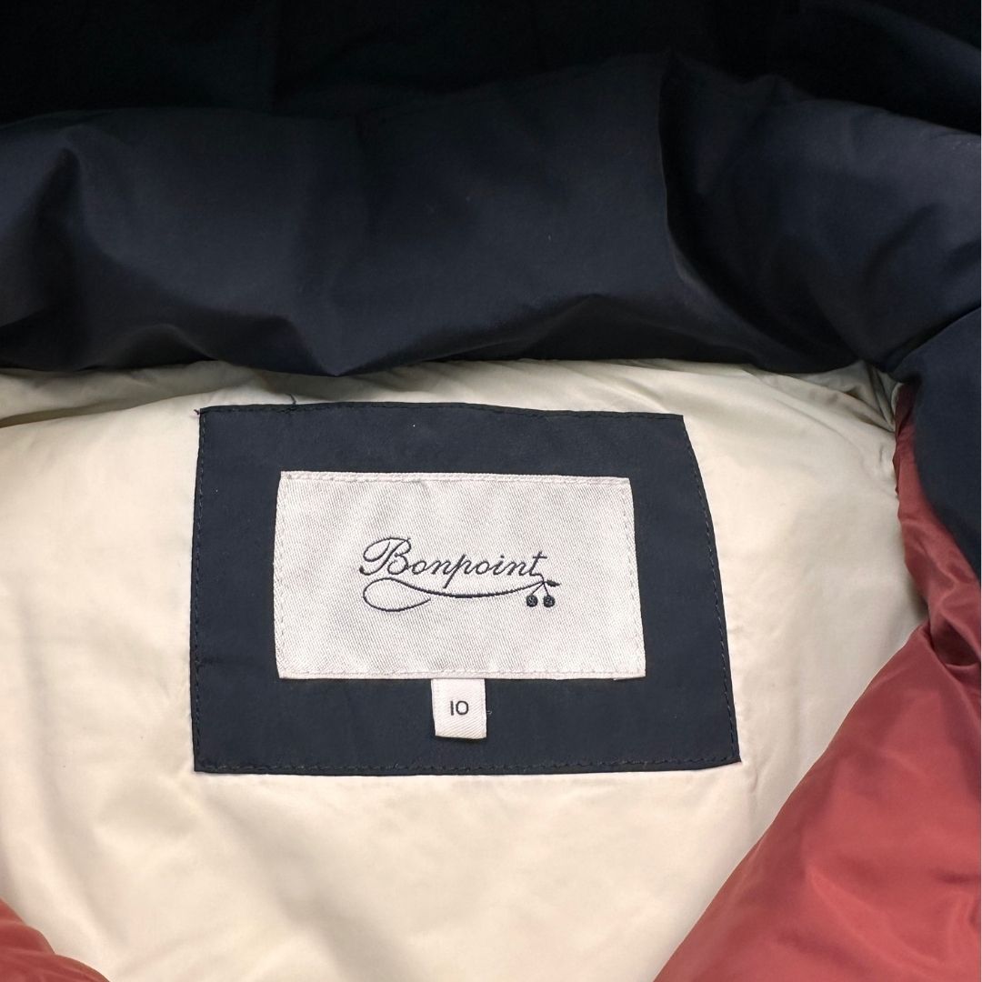 BONPOINT - Navy blue down jacket - 10 years