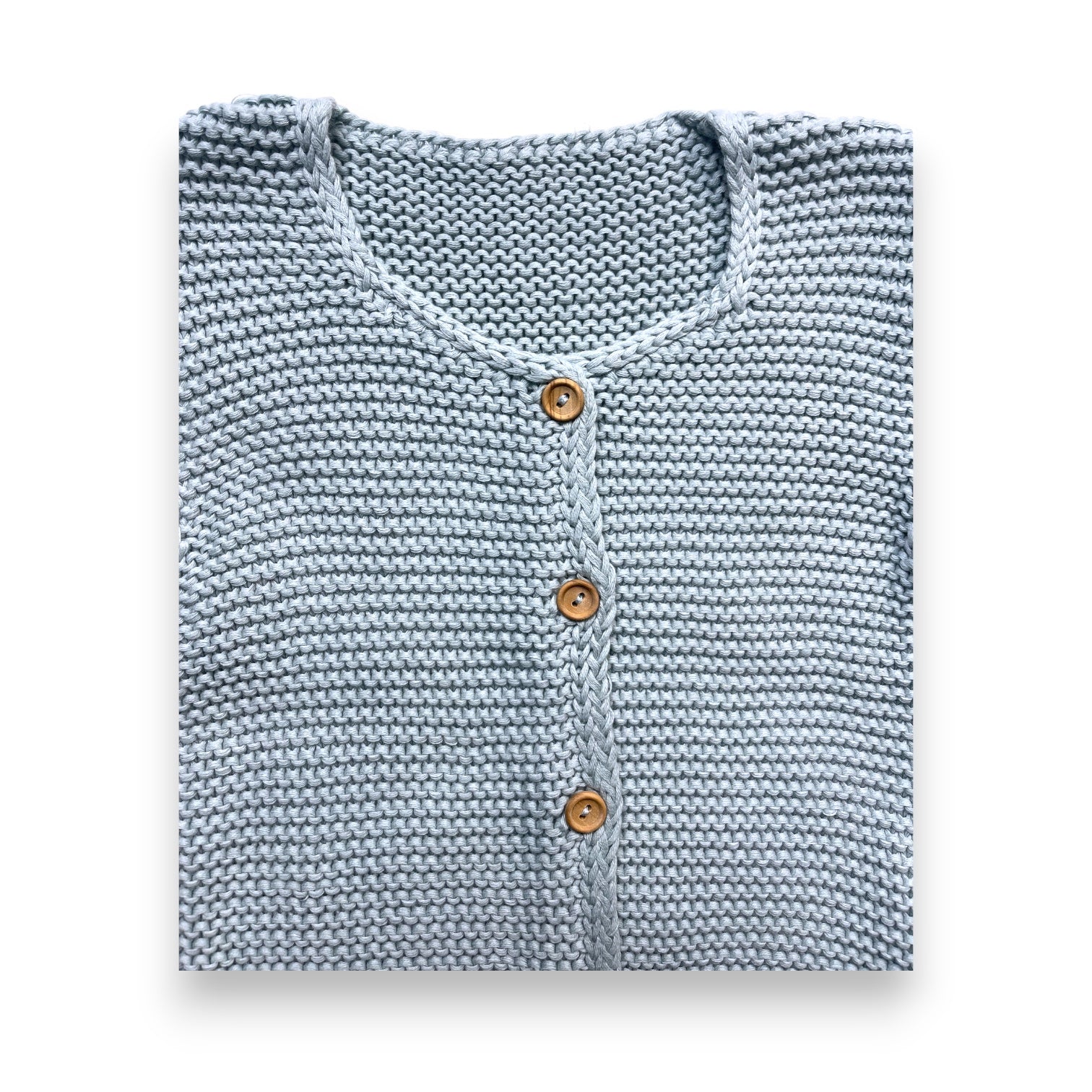 POUDRE ORGANIC - Cardigan vert en crochet (neuf) - 2 ans