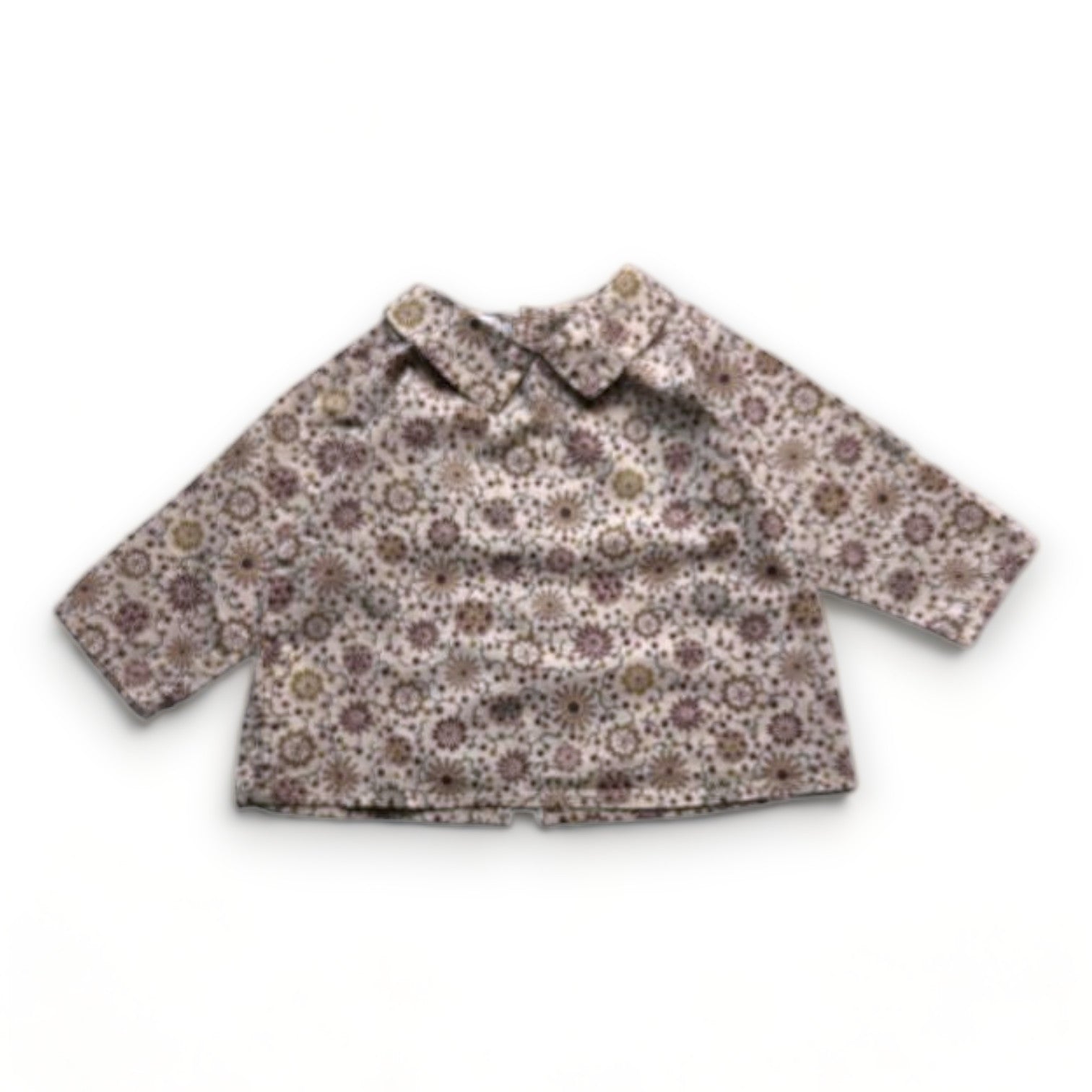 LA FEE CLOCHETTE - Chemisier vert et violet à motifs - 18 mois