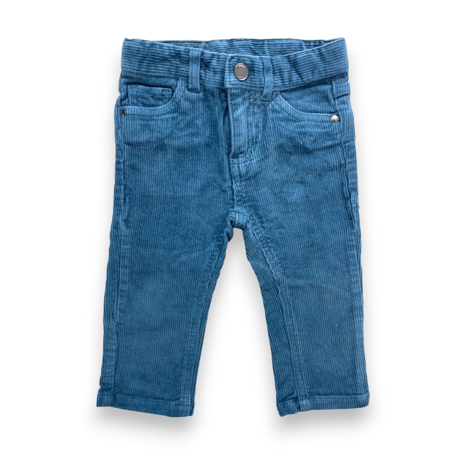 JACADI - Pantalon vert en velours - 12 mois