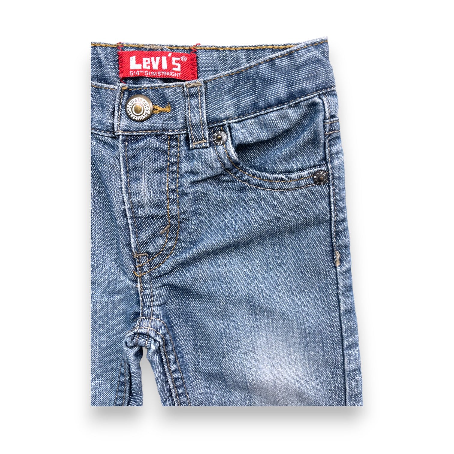 LEVI’S - Jean bleu droit - 12 mois