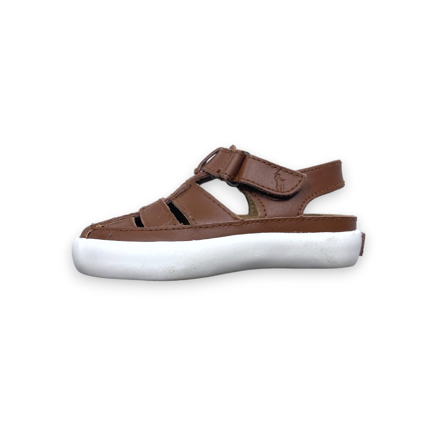 RALPH LAUREN - Sandales à scratch marrons - Pointure 23,5