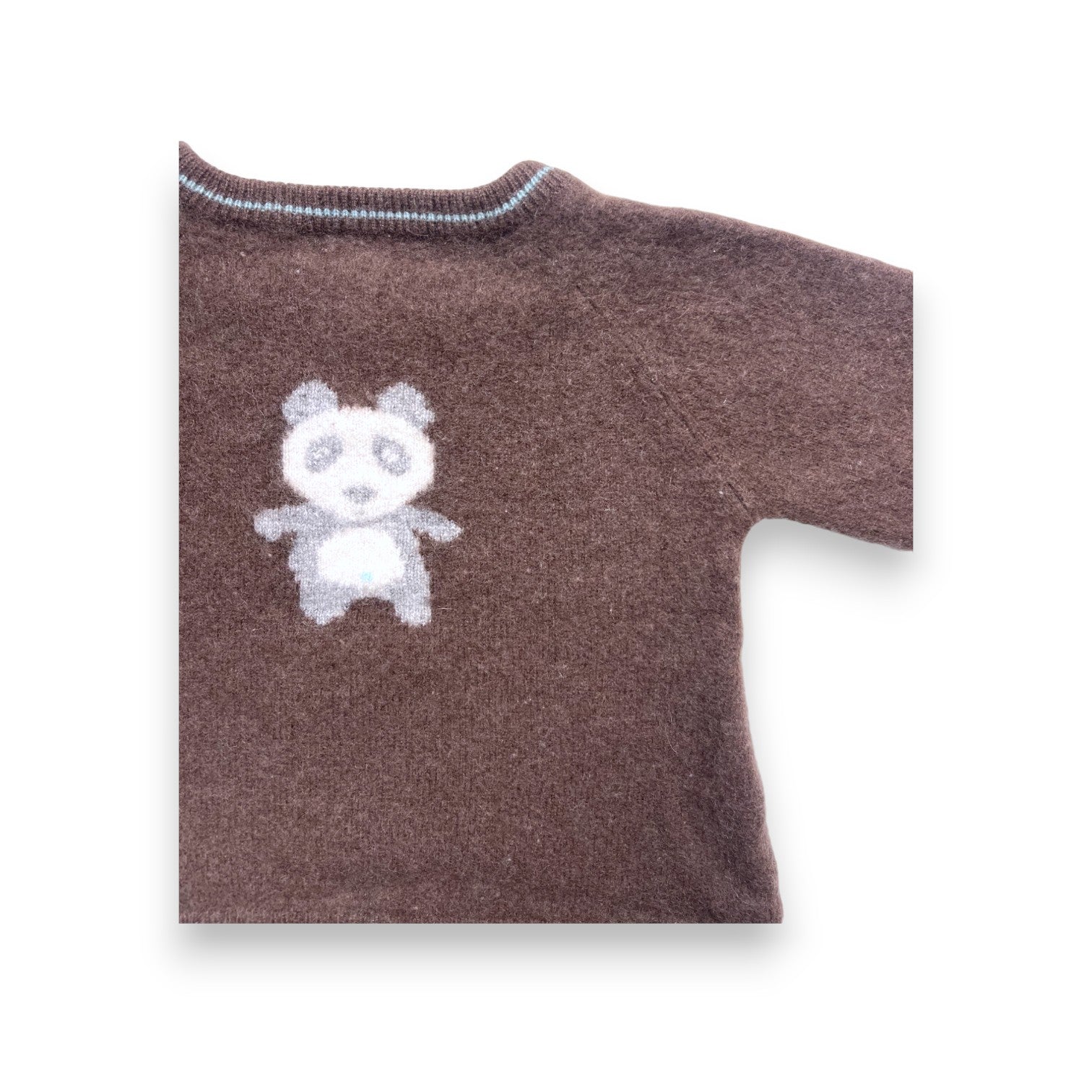 VERCHANT - Ensemble en cachemire marron - 6 mois