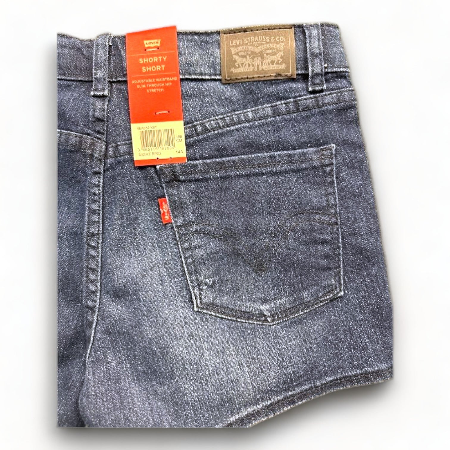 LEVI'S - New blue denim shorts - 14 years