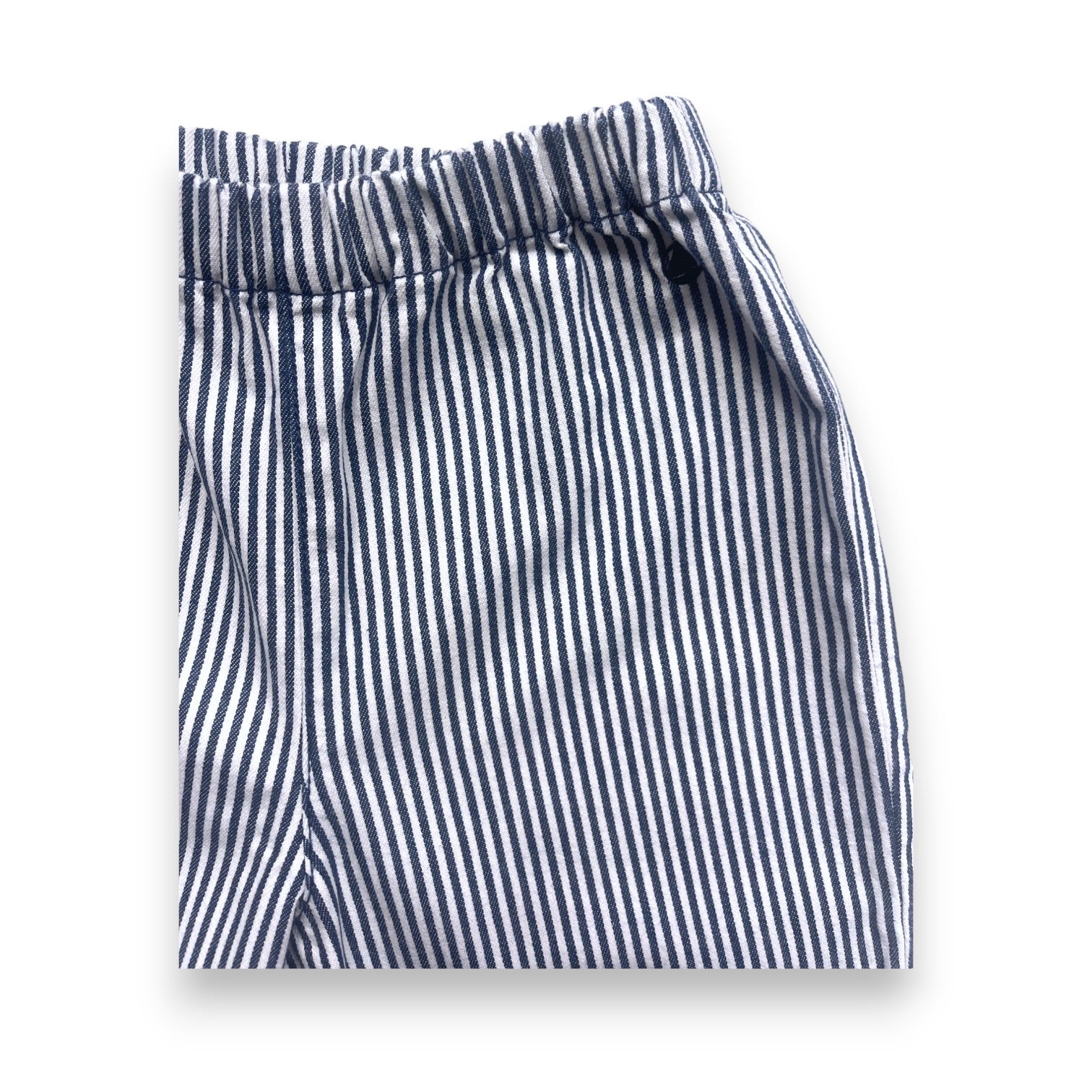 PETIT BATEAU - Pantalon rayé en coton - 18 mois