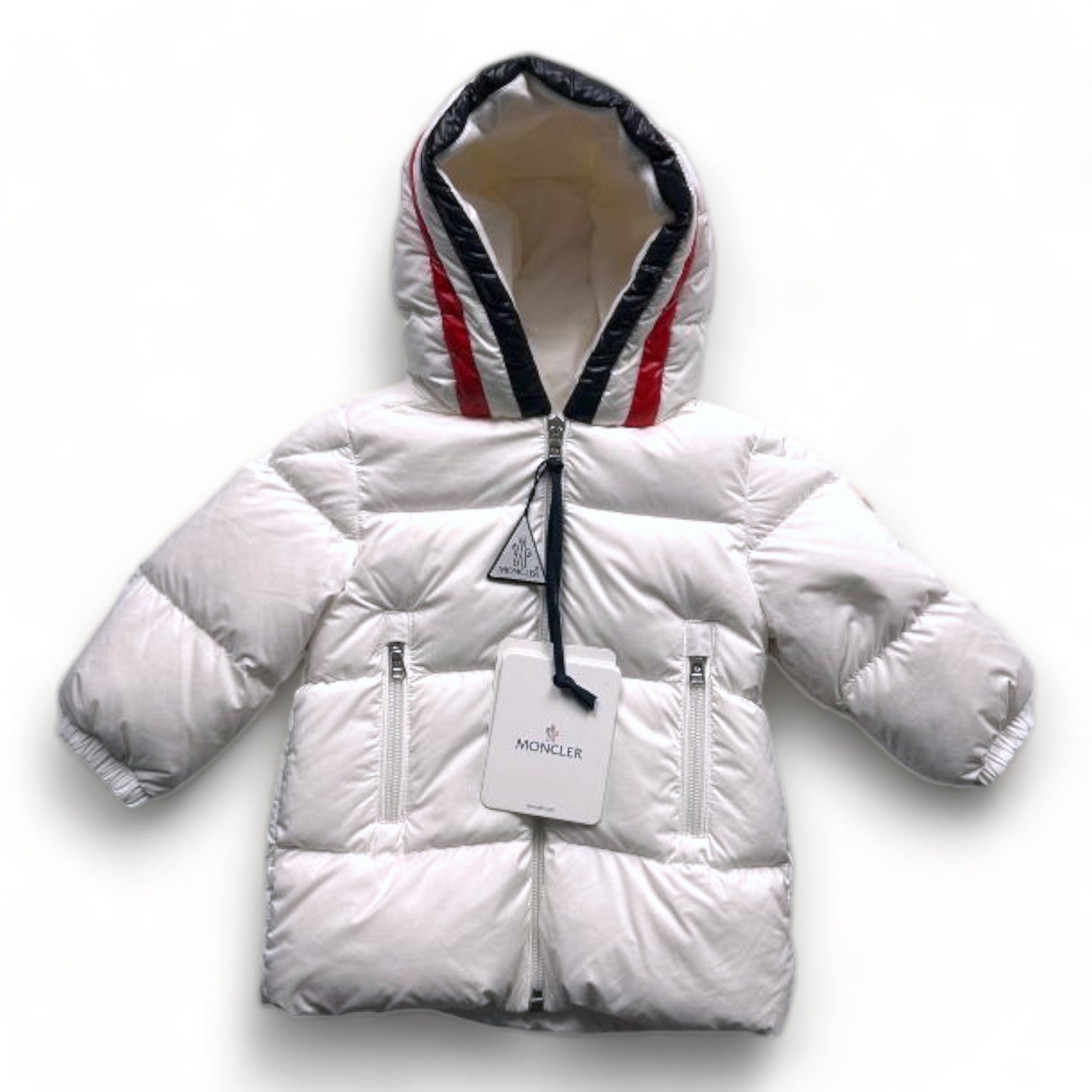 MONCLER - Doudoune blanche neuve - 9 mois
