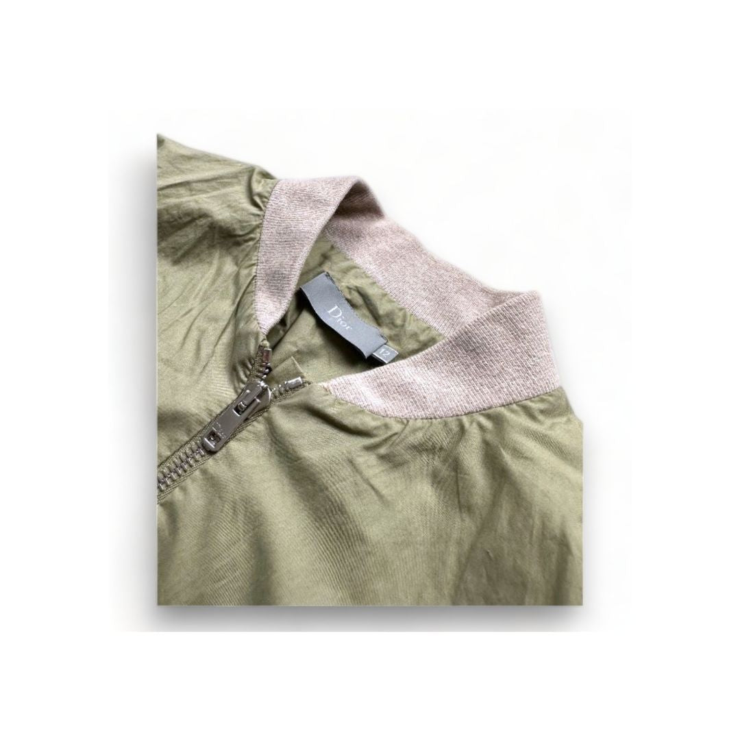 DIOR - Green and beige bomber jacket - 12 years