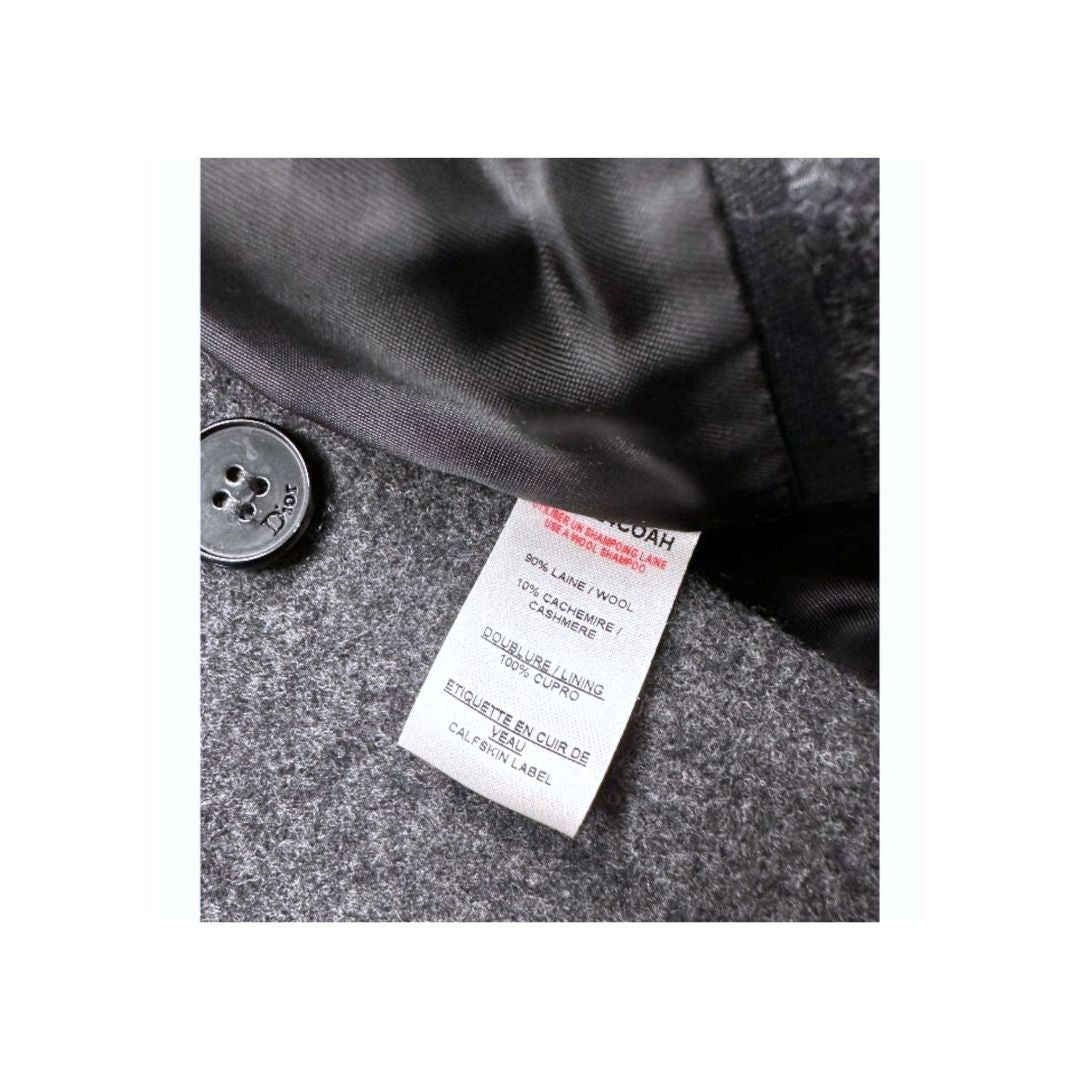 DIOR - Gray wool bomber jacket - 12 years