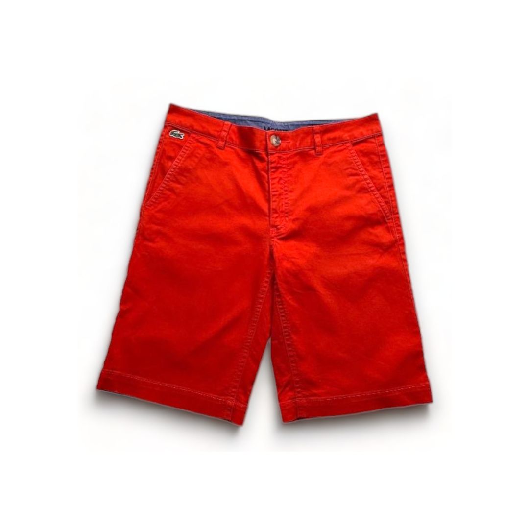 LACOSTE - Bermuda rouge - 12 ans