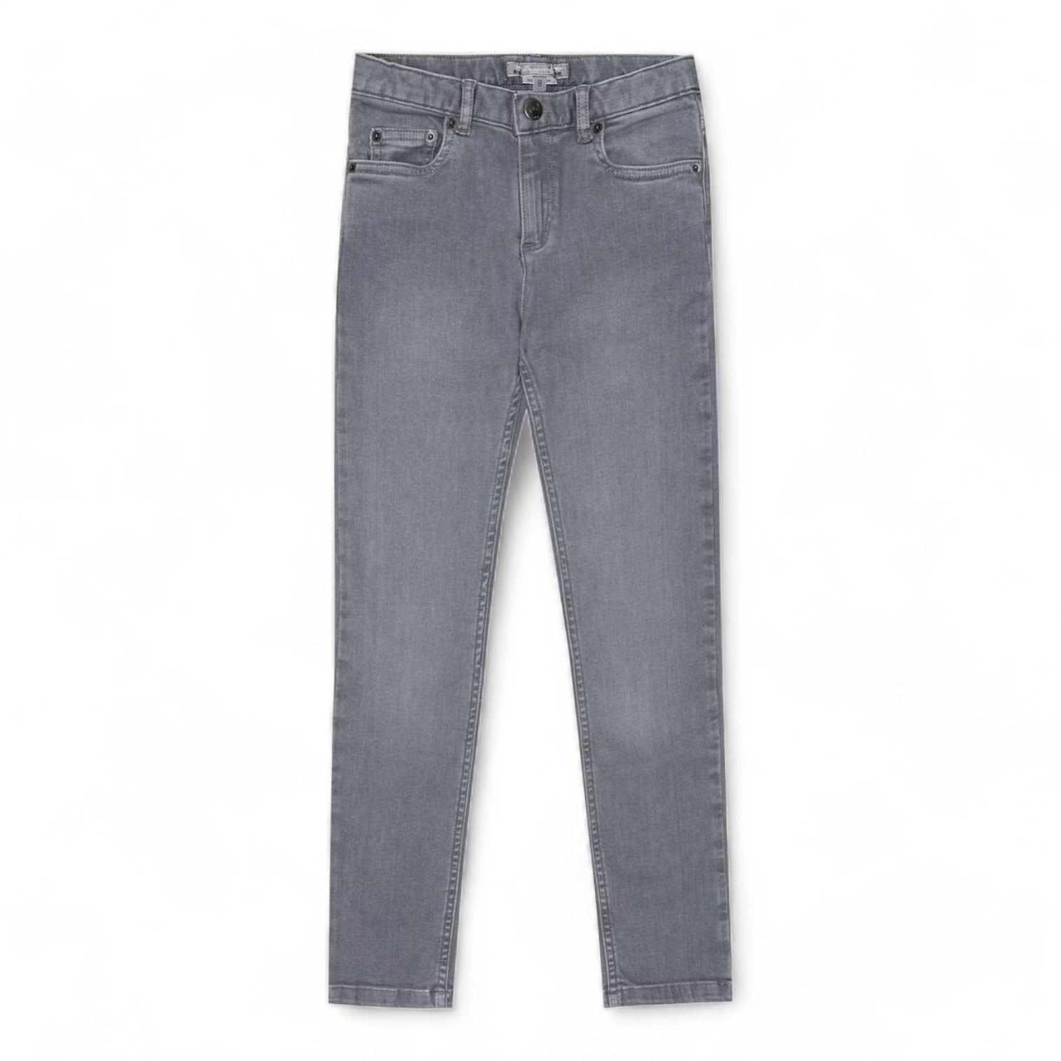 BONPOINT - Light gray slim jeans (new) - 8 years