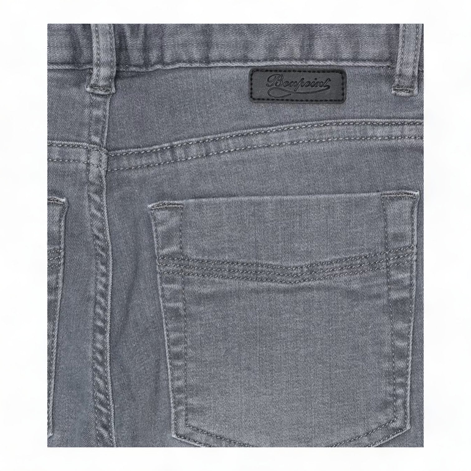 BONPOINT - Light gray slim jeans (new) - 8 years