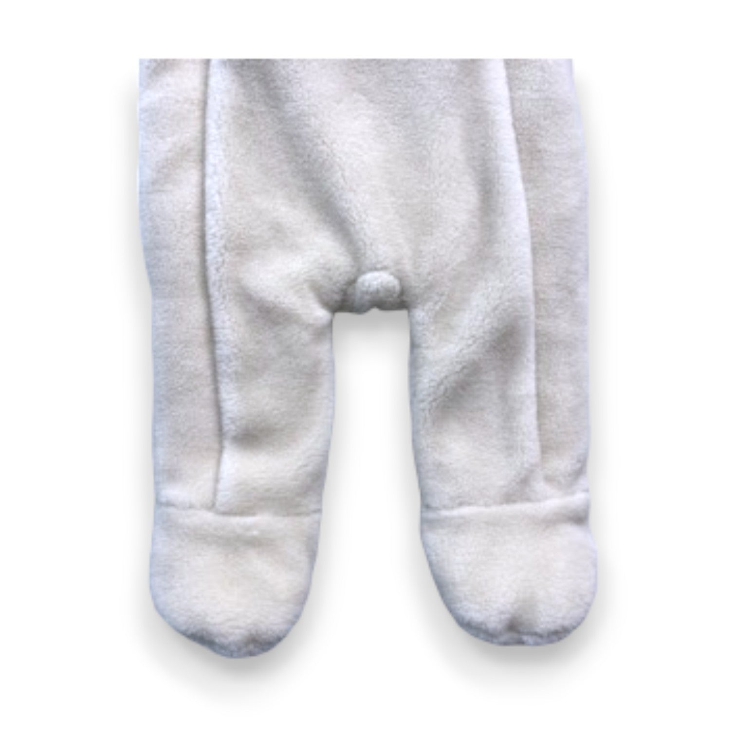 JACADI - White fleece pilot suit (new) - 12 months
