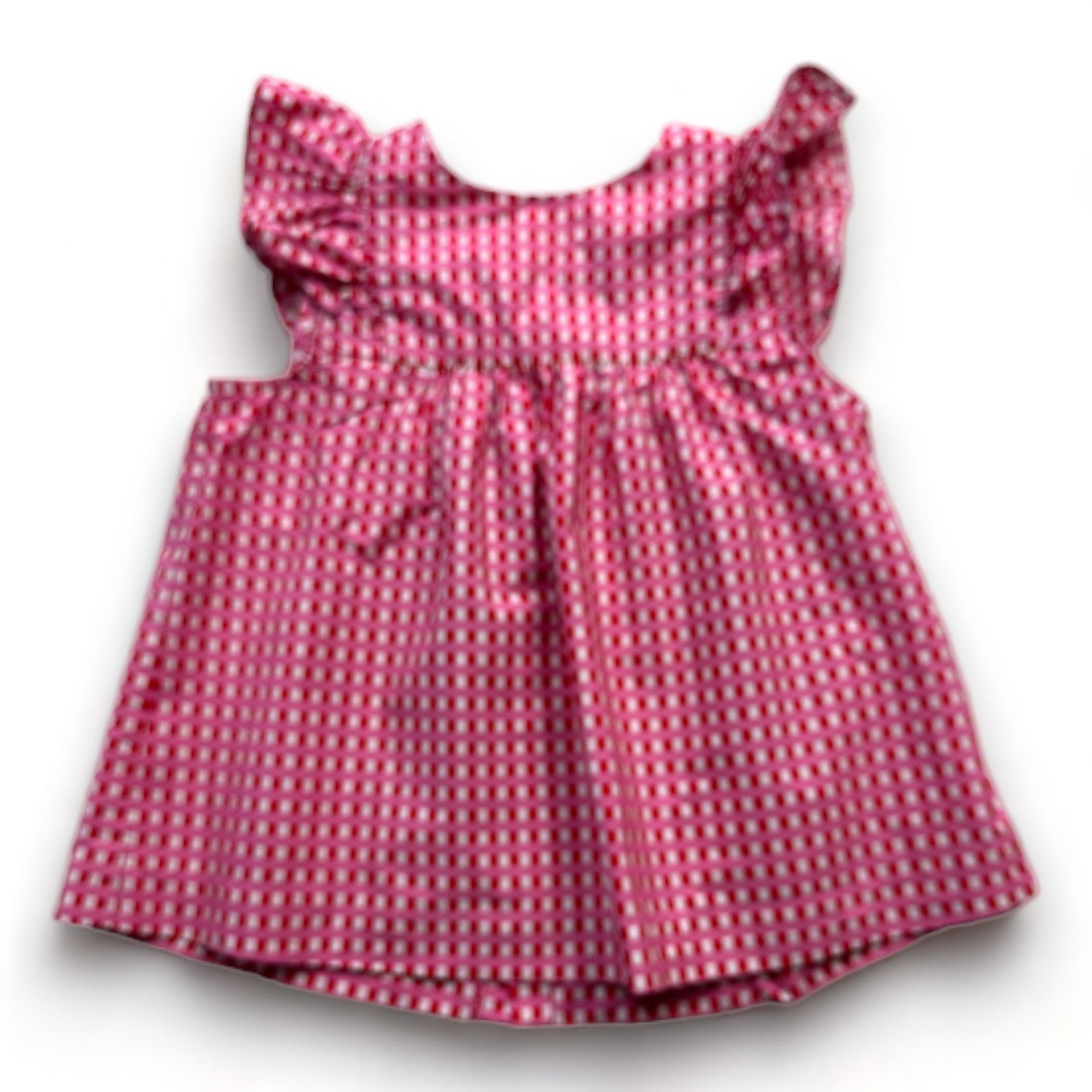 JACADI - Rosa und rote Gingham-Bluse - 4 Jahre