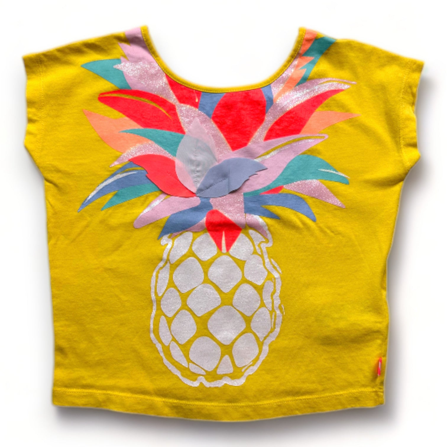 BILLIEBLUSH - Gelbes T-Shirt mit Ananas-Print - 4 Jahre