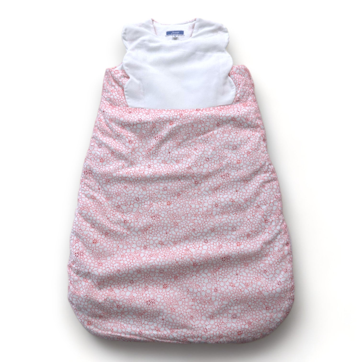 JACADI - Gigoteuse évolutive rose à fleurs - 0/6 mois