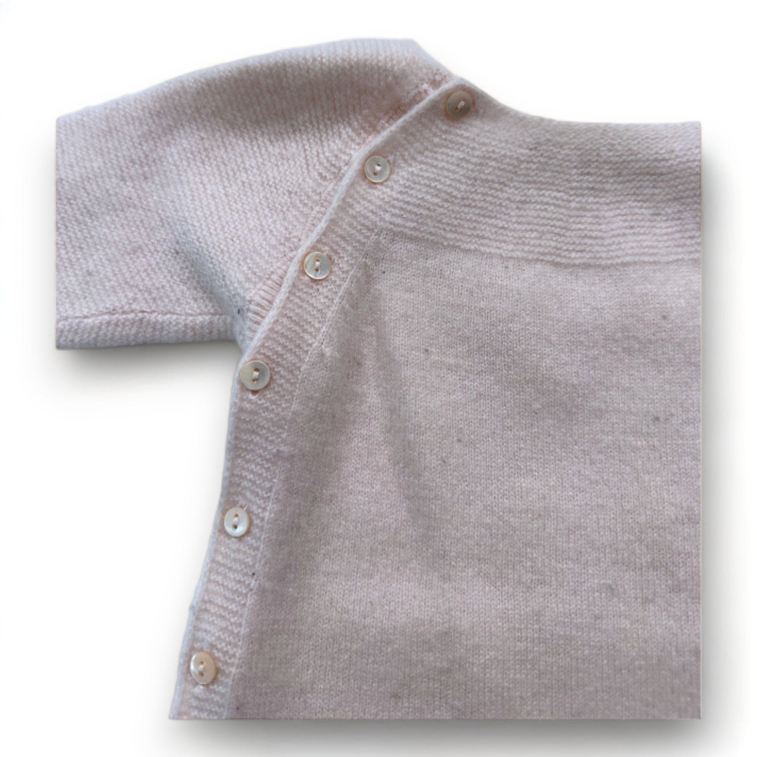 BONPOINT - Combinaison rose en cachemire - 12 mois