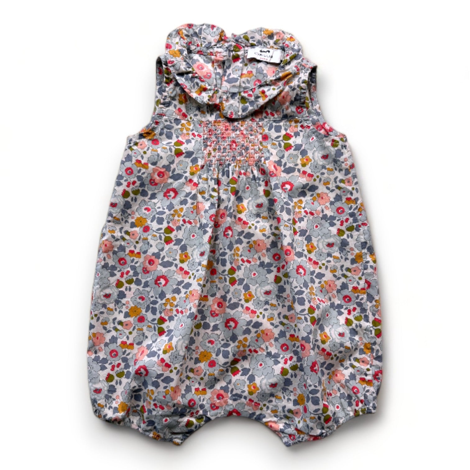 CYRILLUS - Barboteuse à fleurs - 9 mois