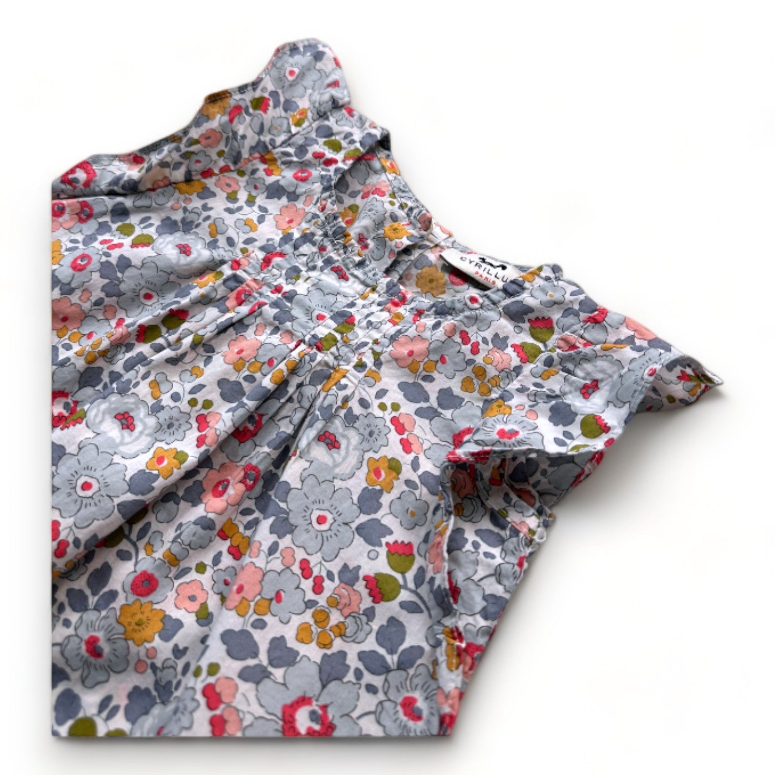 CYRILLUS - Robe à fleurs - 12 mois