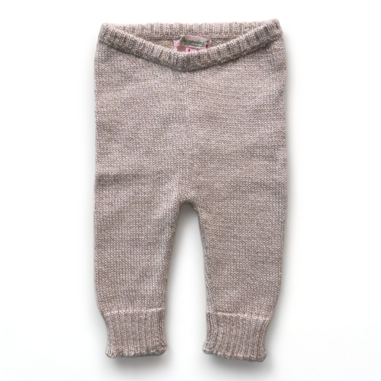 BONPOINT - Braune Alpaka-Leggings - 1 Monat