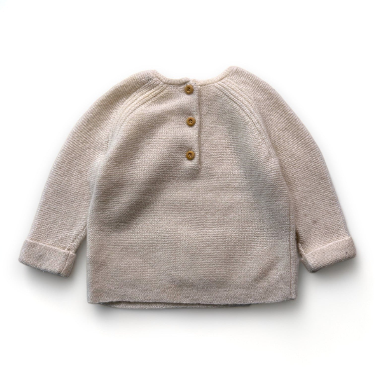 BONPOINT - Beige cashmere sweater and pants set - 3 months