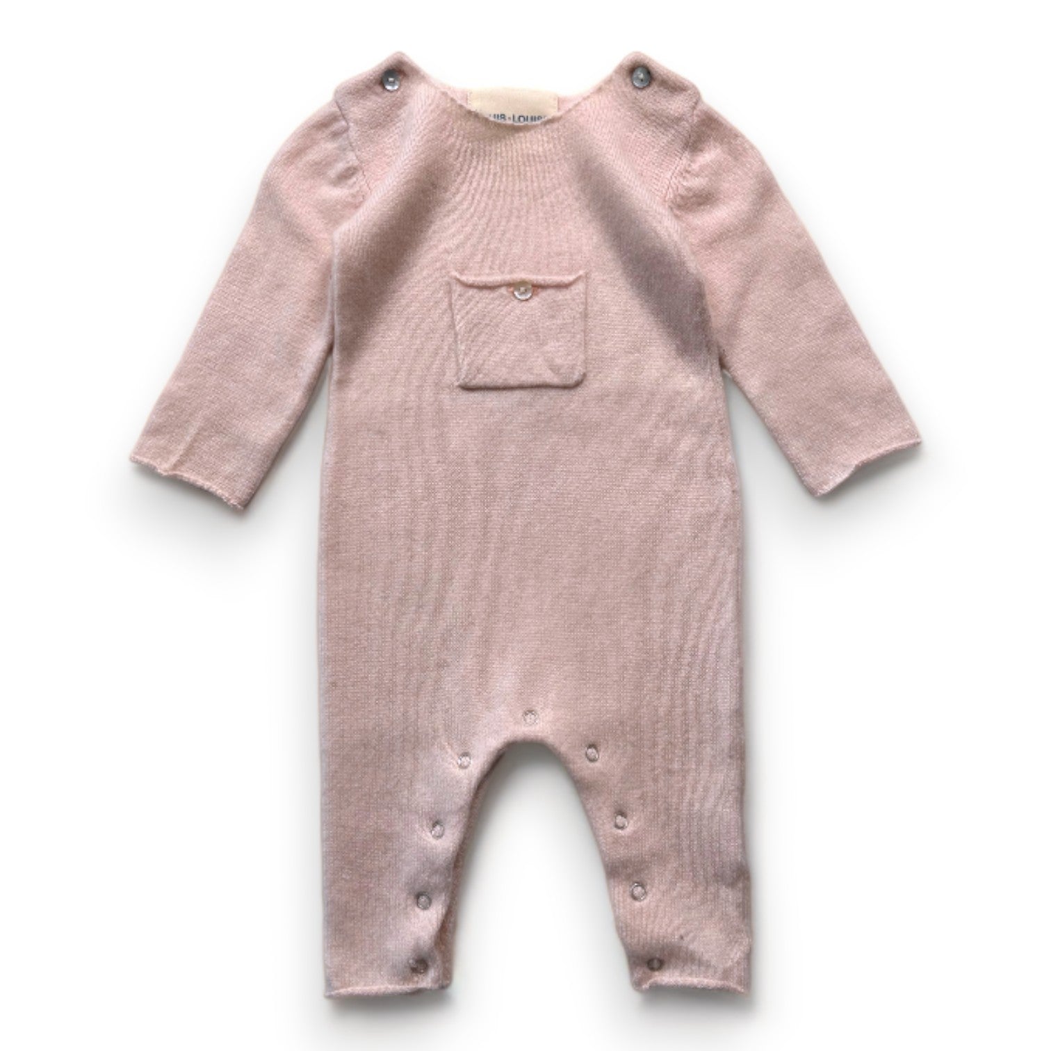 LOUIS LOUISE - Rosa Kaschmir-Jumpsuit - 3 Monate