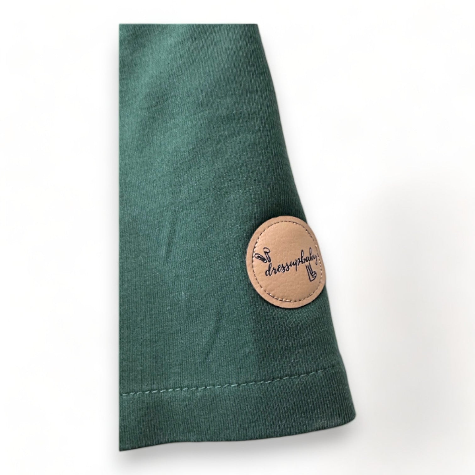 DRESSUPBABY - Green dress with white collar - 18 months