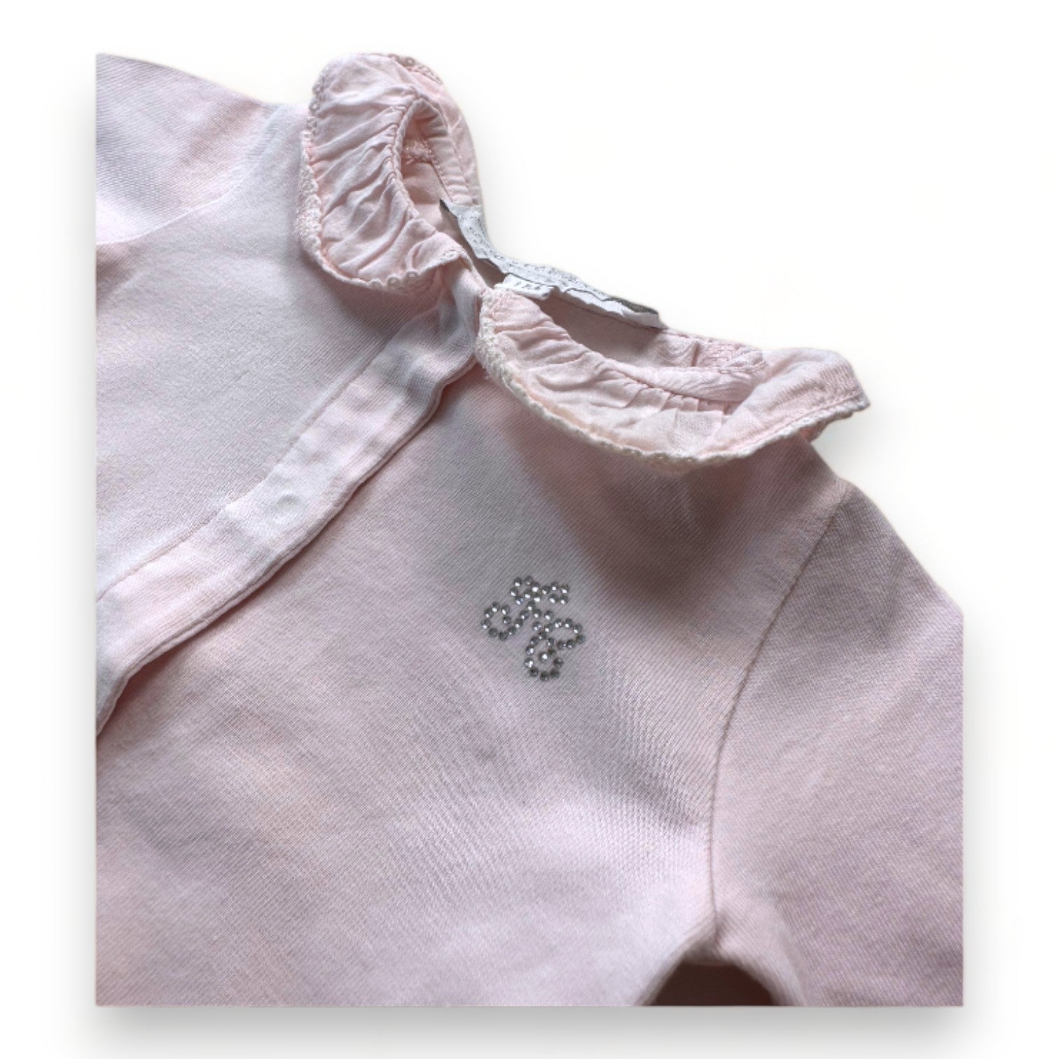 TARTINE & CHOCOLAT - Rosa Langarm-Body - 1 Monat