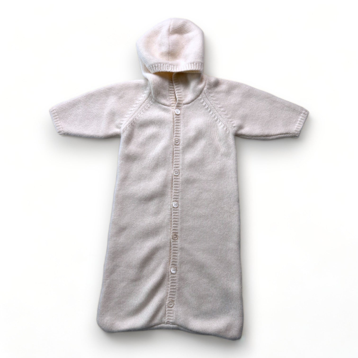 ERIC BOMPART - Cremefarbener Kaschmirschlafsack - 0/3 Monate