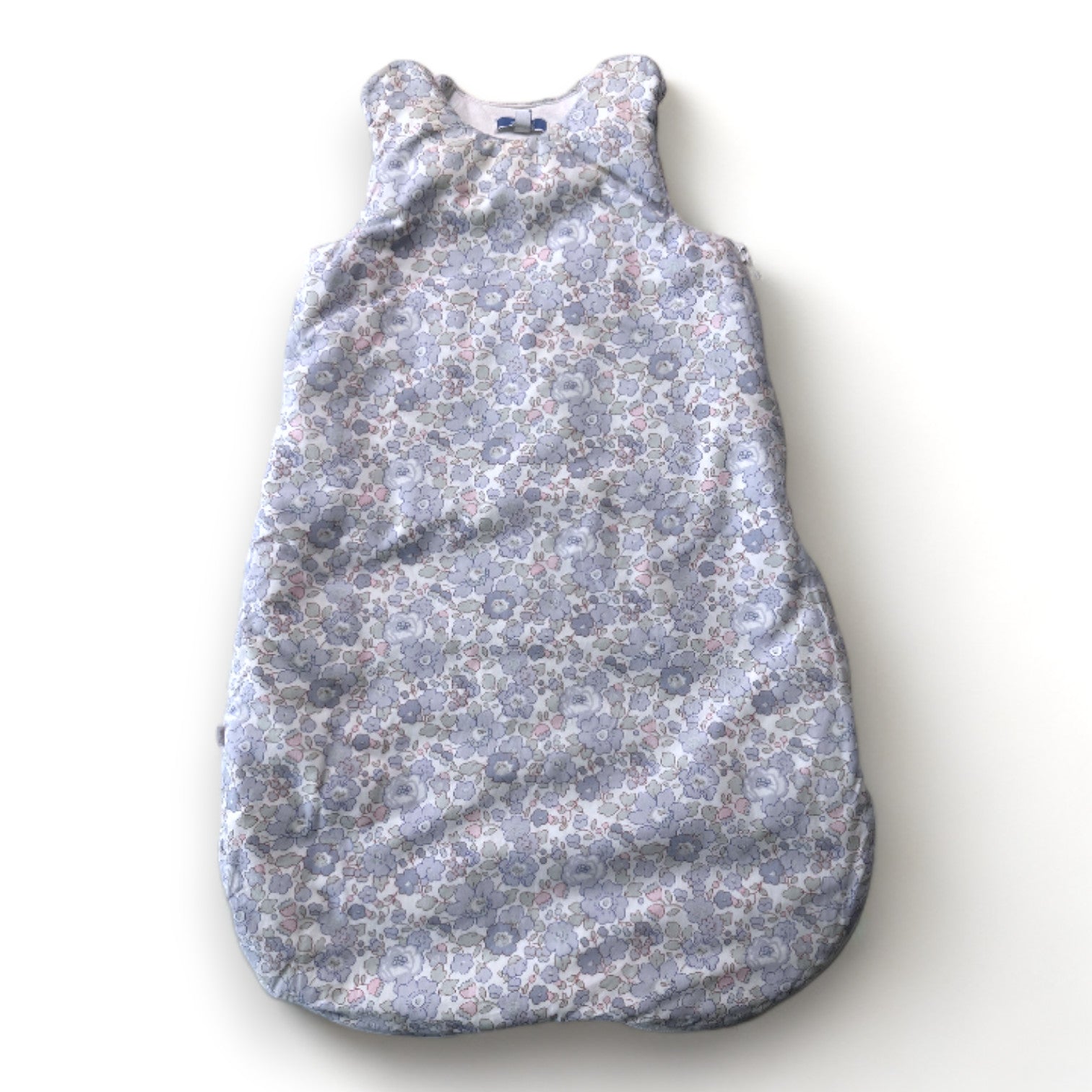 JACADI - Weißer Schlafsack mit Blumenmuster - 0/6 Monate