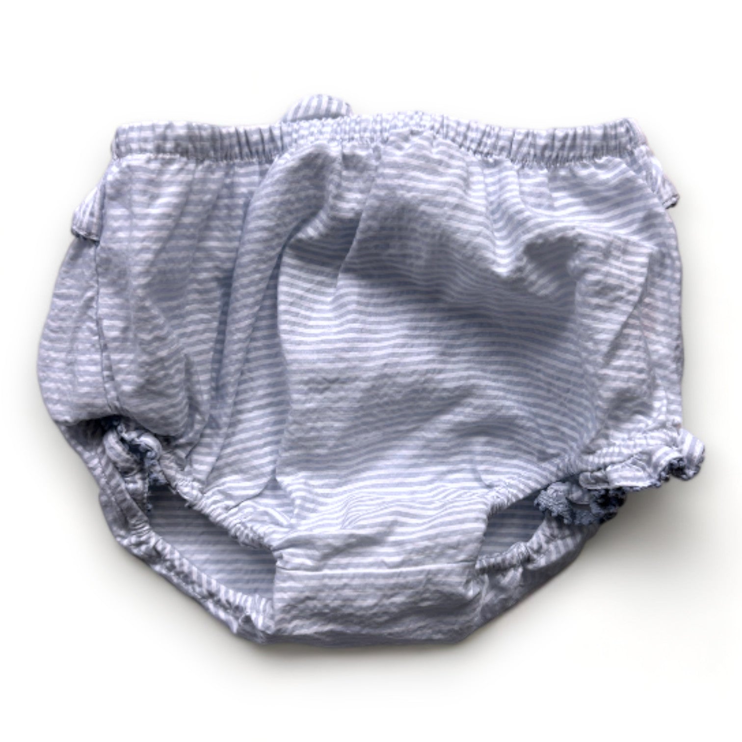 TARTINE ET CHOCOLAT - Blau-weiß gestreifte Pumphose - 6 Monate