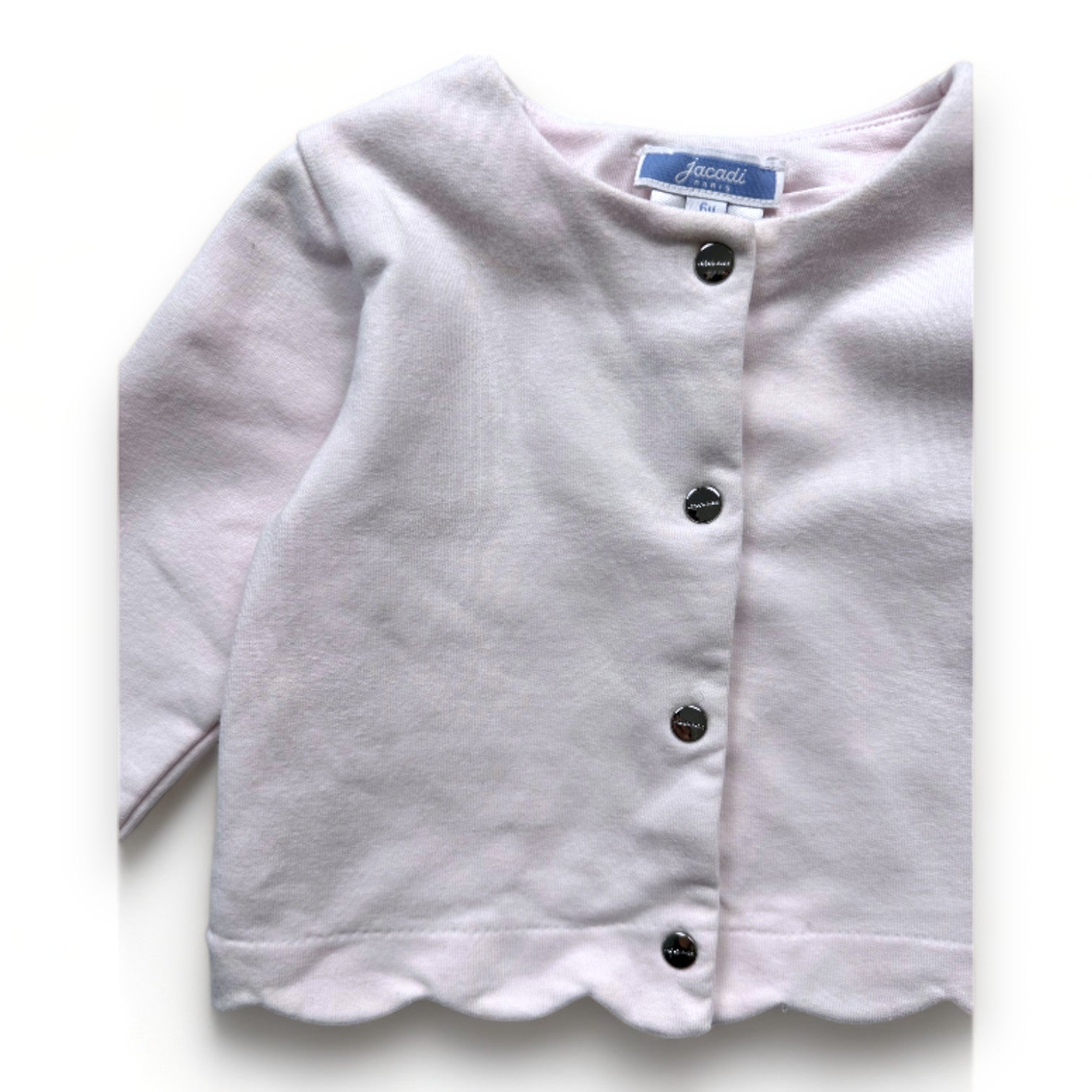 JACADI - Rosa Strickjacke - 6 Monate