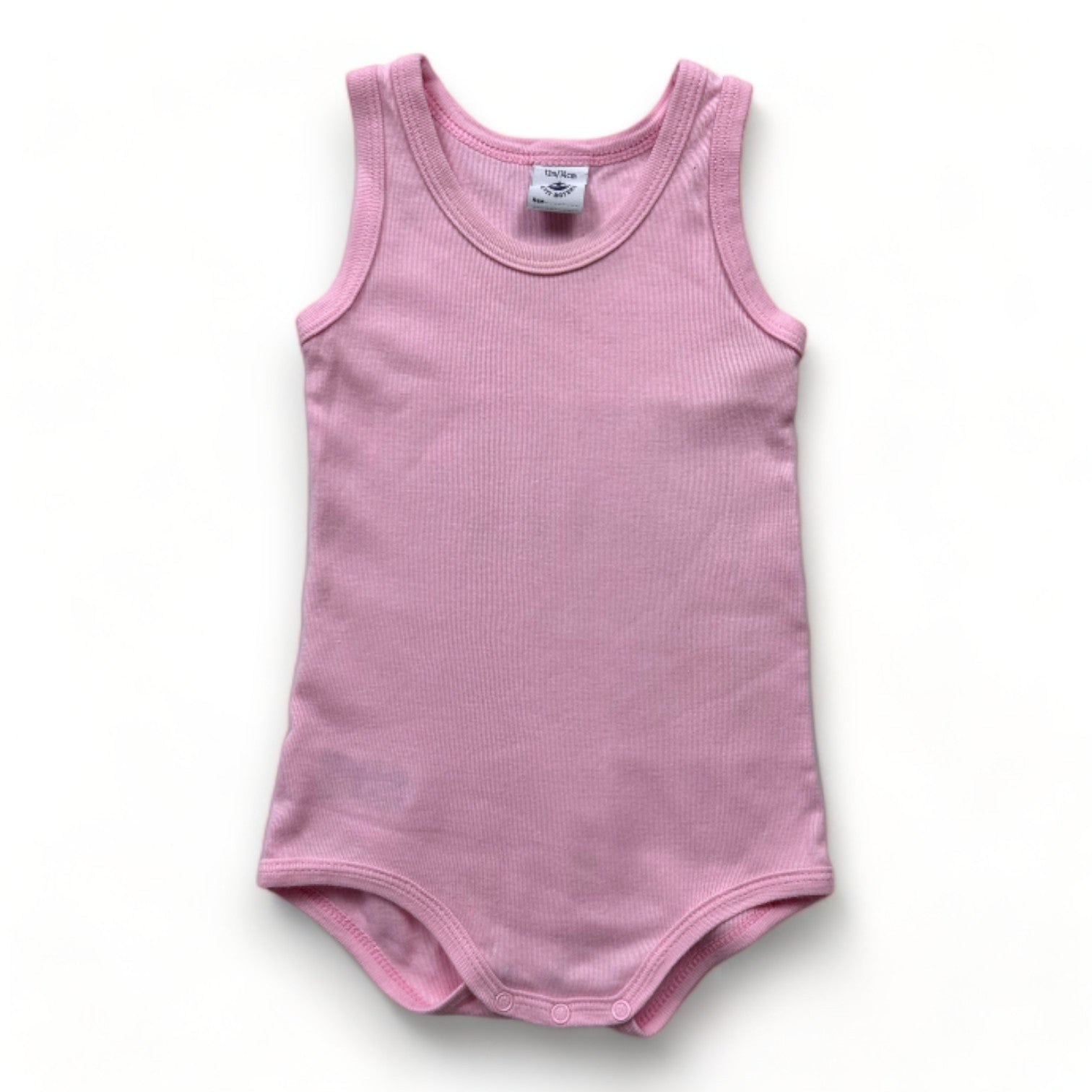 PETIT BATEAU - Rosa Kurzarm-Body - 12 Monate