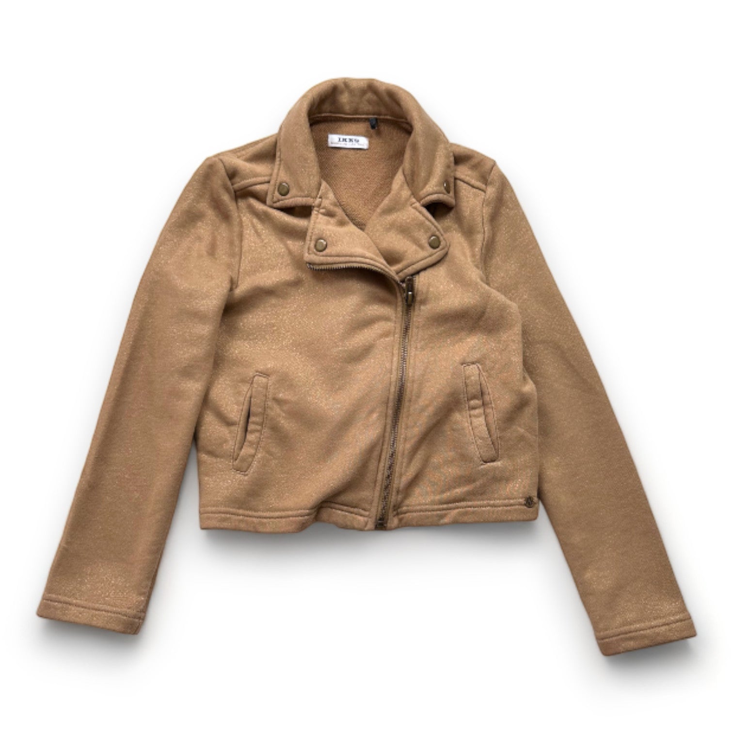 IKKS - Braune Paillettenjacke - 8 Jahre