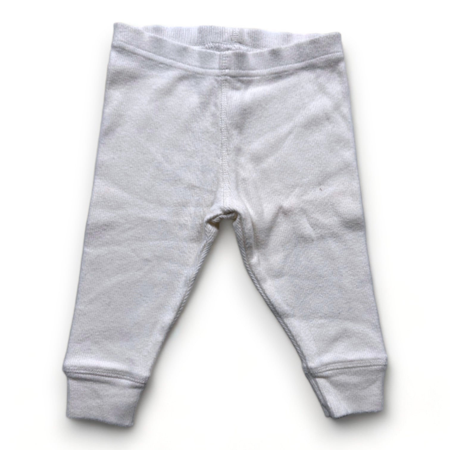 BONTON - Sehr weiche weiße Leggings - 6 Monate