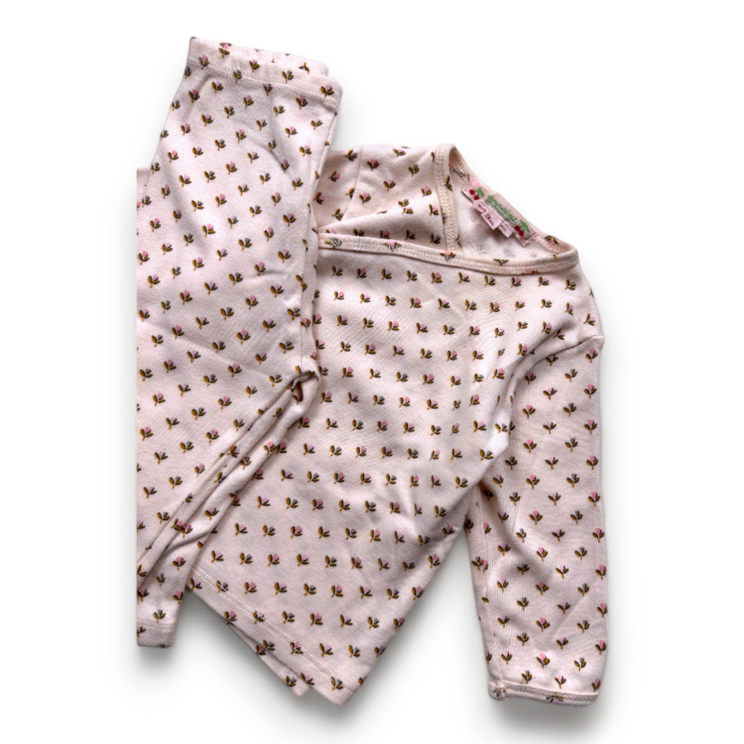 BONPOINT - Rosa Set mit Mustern - 3 Monate