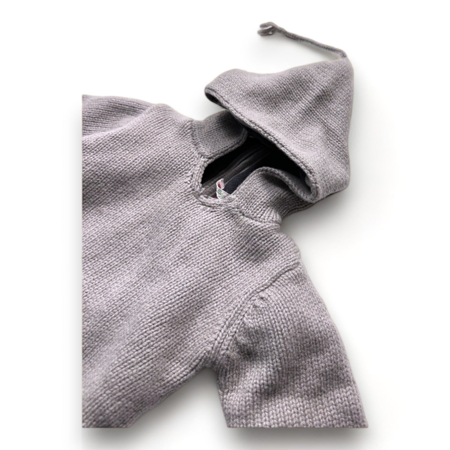 BONPOINT - Grauer Wollburnou - 6 Monate