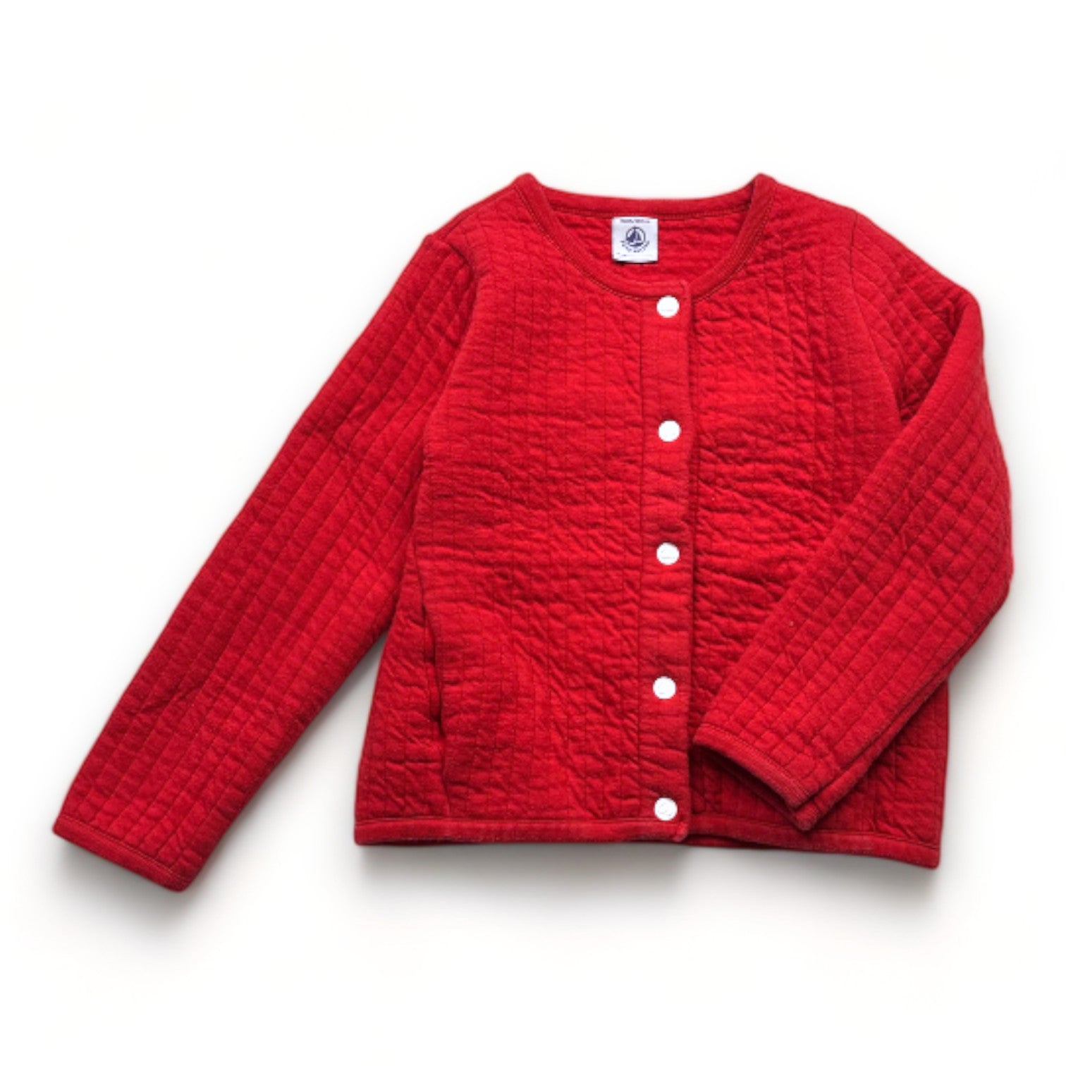 PETIT BATEAU - Rote Strickjacke - 5 Jahre