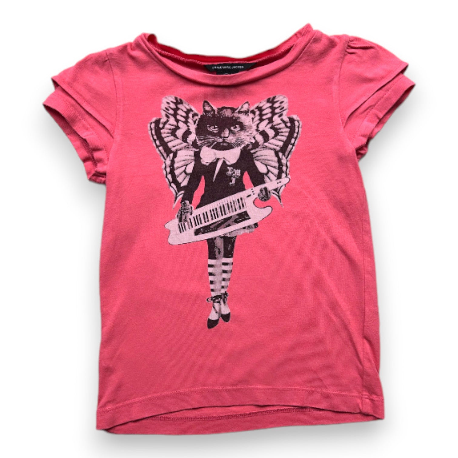 LITTLE MARC JACOBS - T-shirt rose avec imprimé - 6 ans