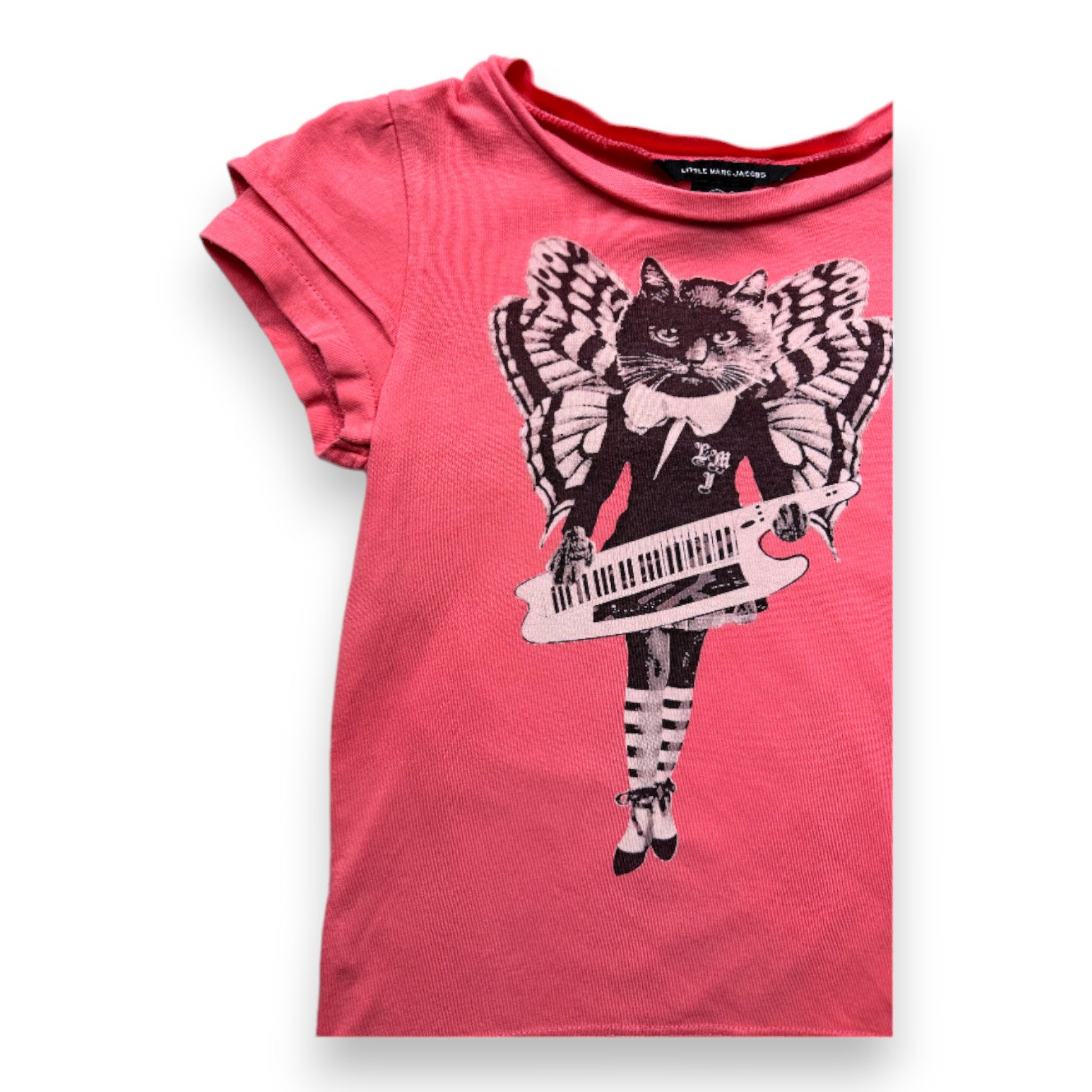 LITTLE MARC JACOBS - T-shirt rose avec imprimé - 6 ans